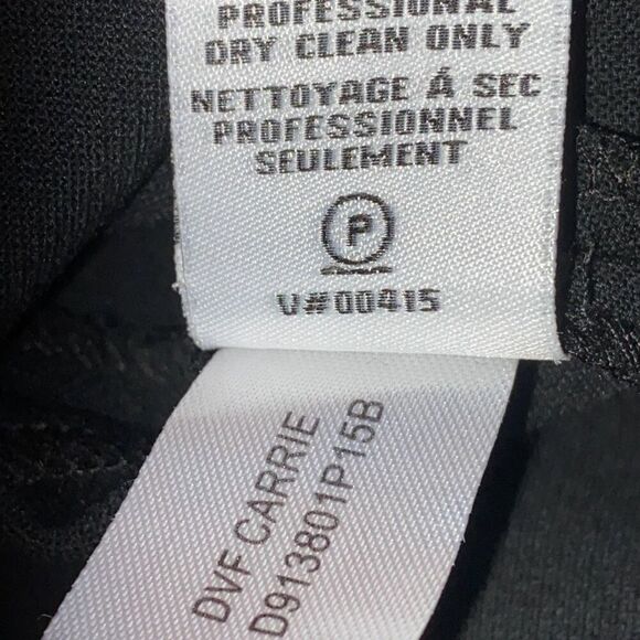 Diane Von Furstenberg EUC Carrie LBD Quiet Luxury Elegance Desk To Dinner Sz 10 - Picture 9 of 11